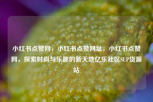 小红书点赞网	，小红书点赞网址，小红书点赞网，探索时尚与乐趣的新天地亿乐社区SUP货源站  第1张